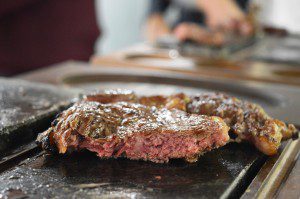 Dan Morgan Steak-Präsentation Abacco's Steakhouse Stuttgart