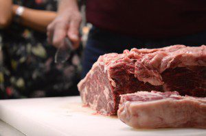 Dan Morgan Steak-Präsentation Abacco's Steakhouse Stuttgart