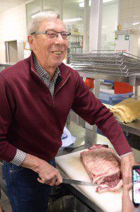 Dan Morgan Steak-Präsentation Abacco's Steakhouse Stuttgart