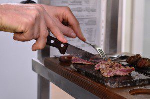 Dan Morgan Steak-Präsentation Abacco's Steakhouse Stuttgart