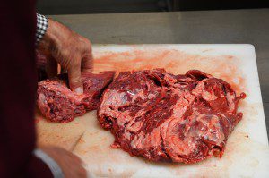 Dan Morgan Steak-Präsentation Abacco's Steakhouse Stuttgart