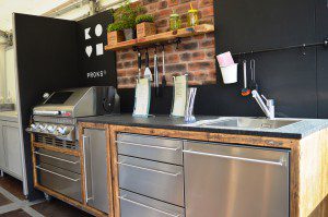 Cheddar-Chipotle-Sauce auf dem Tag des Gartens