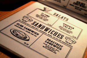 The Pub - Möpse trinken Bier - Berlin - Speisekarte