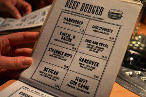 The Pub - Möpse trinken Bier - Berlin - Speisekarte